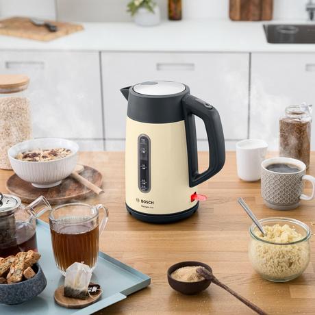 Bosch TWK4P437GB 1.7 Litre Traditional Kettle - Cream - Bonus Superstore