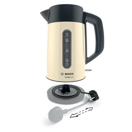 Bosch TWK4P437GB 1.7 Litre Traditional Kettle - Cream - Bonus Superstore