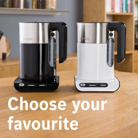 Bosch TWK8633GB 1.5 Litres Jug Kettle - Black - Bonus Superstore