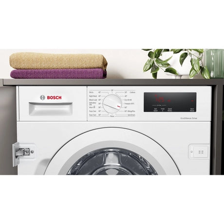 Bosch WIW28302GB 8kg 1400 Spin Integrated Washing Machine - White - Bonus Superstore