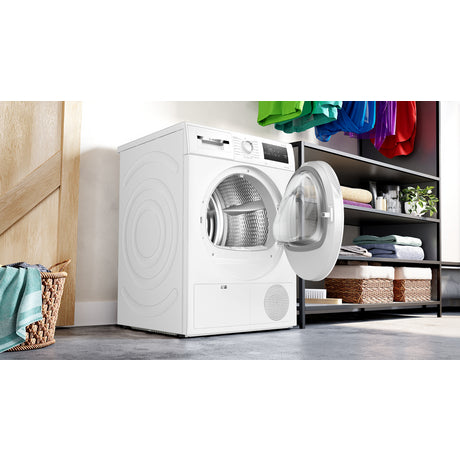 Bosch WTH85225GB 8kg Heat Pump Tumble Dryer - White Bosch