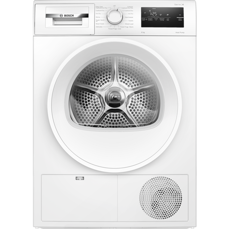 Bosch WTH85225GB 8kg Heat Pump Tumble Dryer - White Bosch