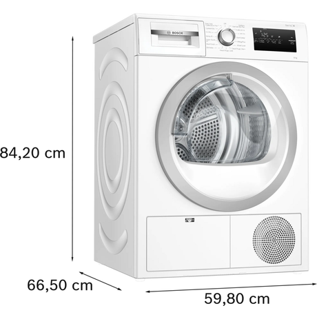Bosch WTN83203GB 8kg Condenser Tumble Dryer - White