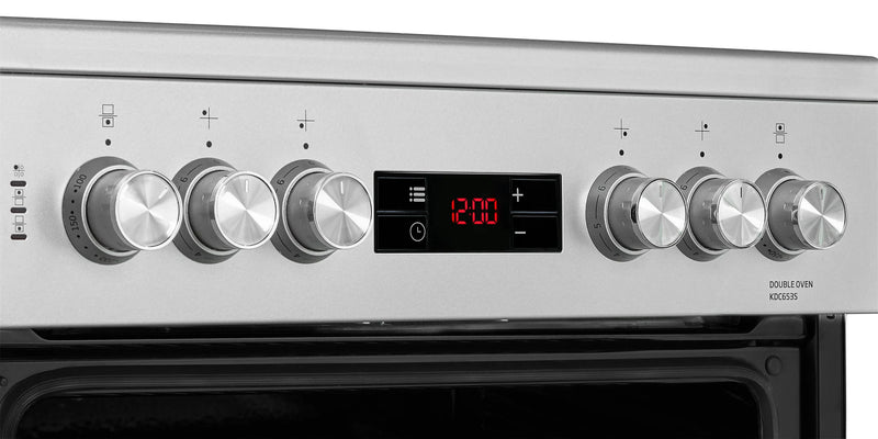 Beko 60cm Double Oven Electric Cooker - KDC653S