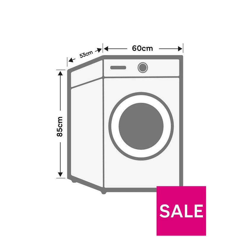 Candy CSO 696TWM6-80 Pro Inverter 9kg, 1600 Spin Washing Machine - White