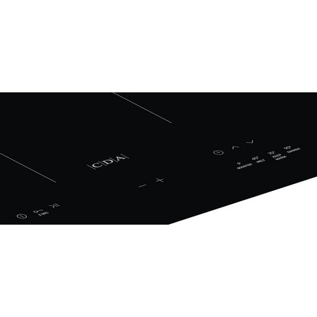 CDA SC223BLKIT 59.5cm Built In Electric Single Oven with 59.2cm Induction Hob - Black