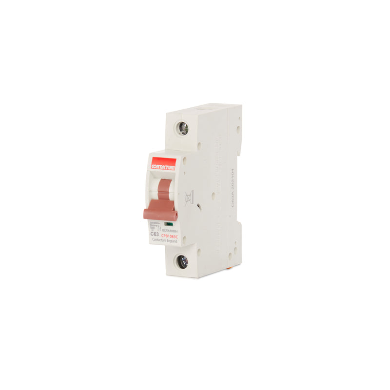 Contactum CPB1063C MCB Type C SP 63A 10kA