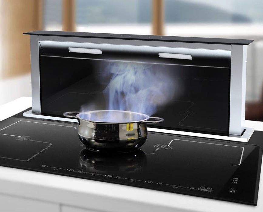 Domapp DOMAPPDDR90BL Downdraft Cooker Hood