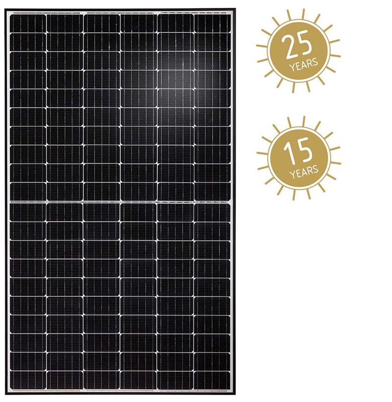 Luxor 340W Eco Line Half Cells Black Frame Solar Panel -  M120/340LX-XXXM/158-120