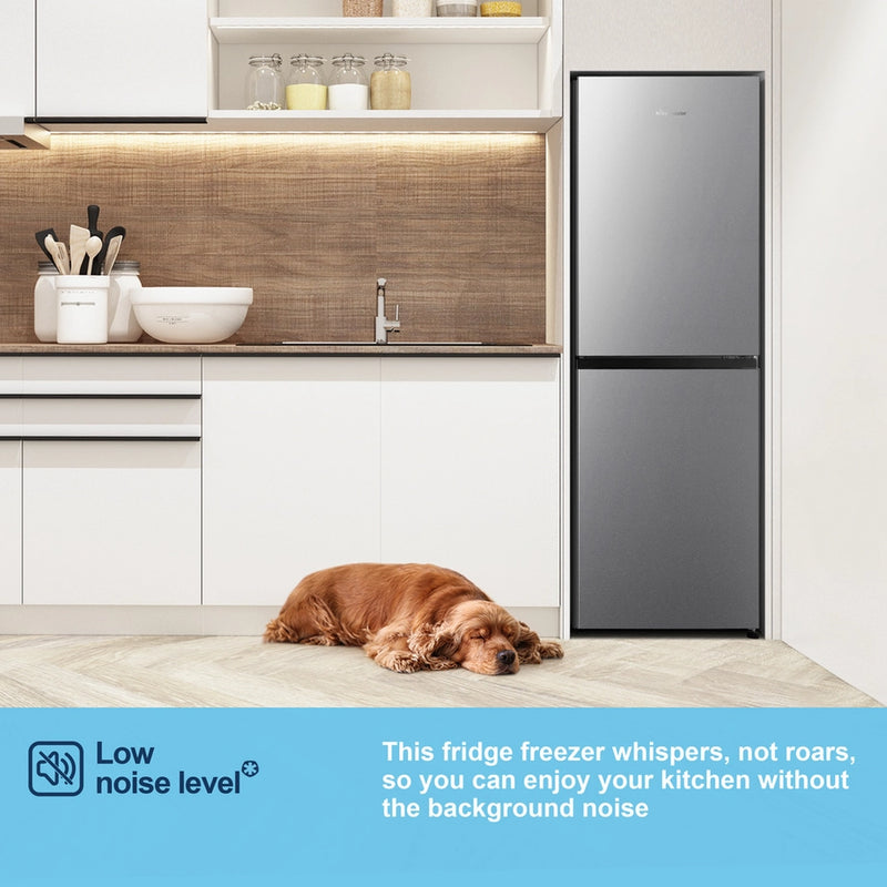 Fridgemaster MC55240ES 50/50 Freestanding Fridge Freezer – Silver