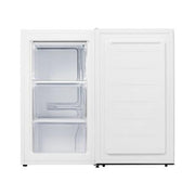 Fridgemaster MUZ4860E Under Counter Freezer in White - Bonus Superstore