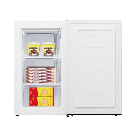 Fridgemaster MUZ4860E Under Counter Freezer in White - Bonus Superstore
