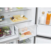Haier HCR5919EHMB 90cm Freestanding American Fridge Freezer - Brushed Black - Bonus Superstore