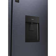 Haier HCR5919EHMB 90cm Freestanding American Fridge Freezer - Brushed Black - Bonus Superstore