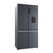 Haier HCR5919EHMB 90cm Freestanding American Fridge Freezer - Brushed Black - Bonus Superstore