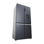 Haier HCR5919EHMB 90cm Freestanding American Fridge Freezer - Brushed Black - Bonus Superstore