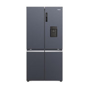 Haier HCR5919EHMB 90cm Freestanding American Fridge Freezer - Brushed Black - Bonus Superstore