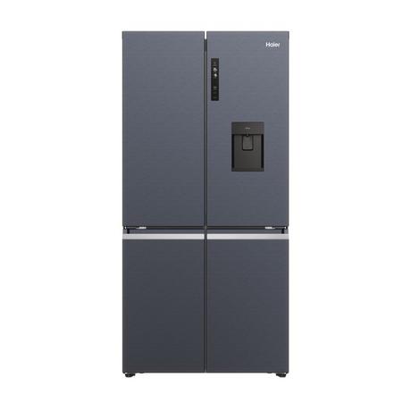 Haier HCR5919EHMB 90cm Freestanding American Fridge Freezer - Brushed Black - Bonus Superstore