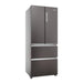 Haier HFR3718ENMD 70cm 60/40 Total No Frost Fridge Freezer - Dark Inox - Bonus Superstore