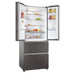 Haier HFR3718ENMD 70cm 60/40 Total No Frost Fridge Freezer - Dark Inox - Bonus Superstore