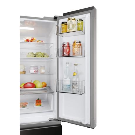 Haier HFR3718ENMD 70cm 60/40 Total No Frost Fridge Freezer - Dark Inox - Bonus Superstore