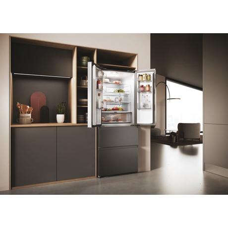 Haier HFR3718ENMD 70cm 60/40 Total No Frost Fridge Freezer - Dark Inox - Bonus Superstore