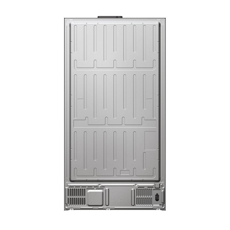 Haier HSR5918DNMP 90.5cm 70/30 Frost Free Fridge Freezer - Pt. Inox