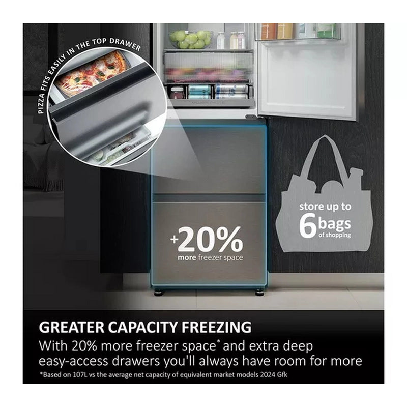 Haier HTR3518ENMWK 60/40 Total Frost Free Fridge Freezer - White