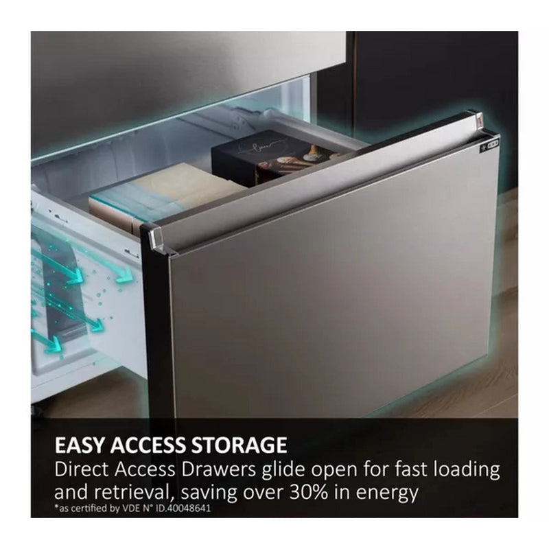 Haier HTR3518ENMWK 60/40 Total Frost Free Fridge Freezer - White