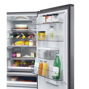 Haier HTW5618EWMP 59.5cm 3D Fridge Freezer - Dark Inox - Bonus Superstore