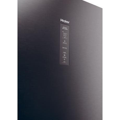 Haier HTW5618EWMP 59.5cm 3D Fridge Freezer - Dark Inox - Bonus Superstore