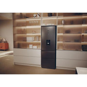 Haier HTW5618EWMP 59.5cm 3D Fridge Freezer - Dark Inox - Bonus Superstore