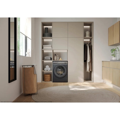 Haier X7 HW100B14367GUUK 10kg 1400 spin WiFi Connected Washing Machine - Graphite