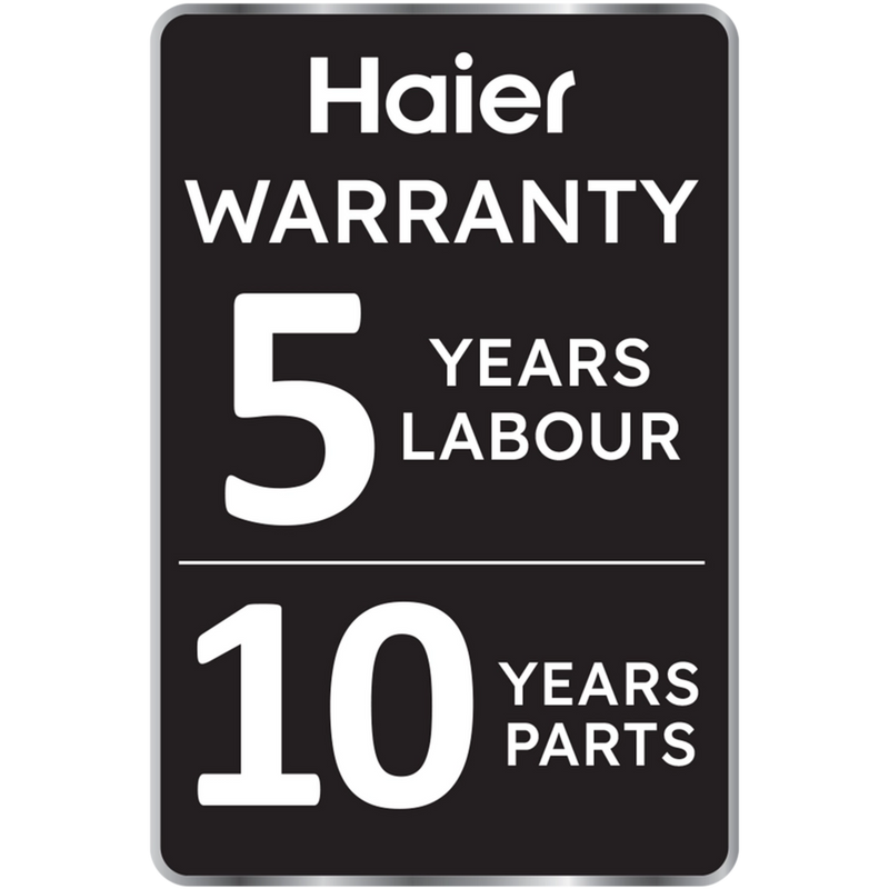 Haier HW100-B14387GUUK 10kg, 1400 Spin Washing Machine - Graphite