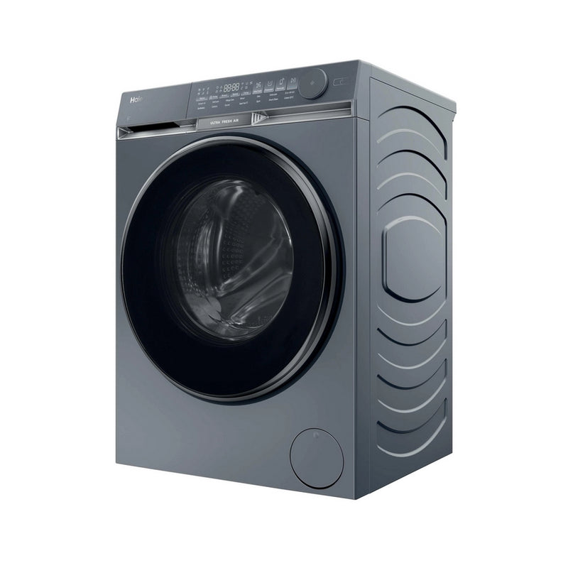 Haier HW100-B14387GUUK 10kg, 1400 Spin Washing Machine - Graphite