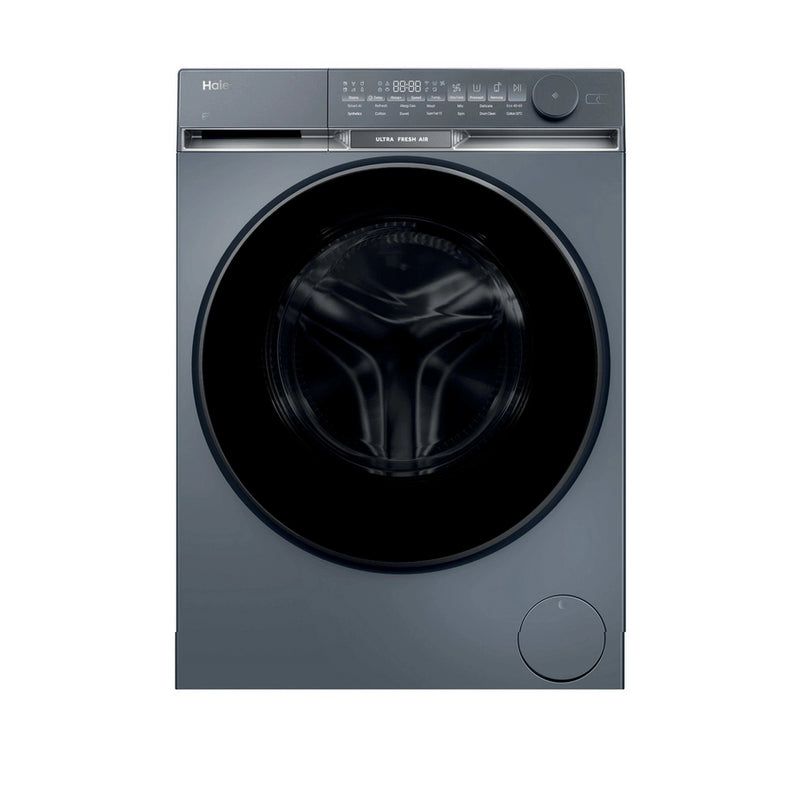 Haier HW100-B14387GUUK 10kg, 1400 Spin Washing Machine - Graphite