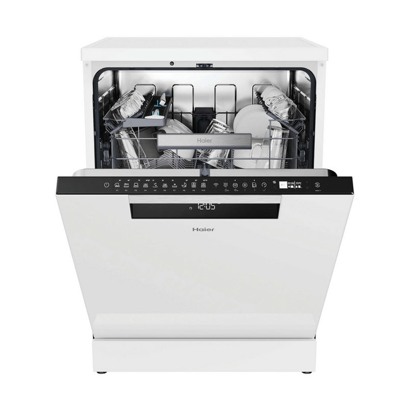 Haier XF 5C7M0W-80 Dishwasher - White - 15 Place Settings