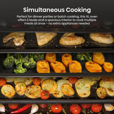 Hisense BI622AXPGUK 59.5cm Built In Electric Single Oven - Black & Stainless Steel - Bonus Superstore