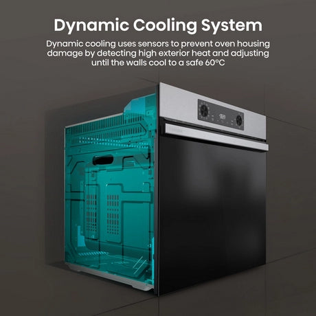 Hisense BI622AXPGUK 59.5cm Built In Electric Single Oven - Black & Stainless Steel