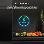 Hisense BI622AXPGUK 59.5cm Built In Electric Single Oven - Black & Stainless Steel - Bonus Superstore