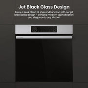 Hisense BI622AXPGUK 59.5cm Built In Electric Single Oven - Black & Stainless Steel - Bonus Superstore