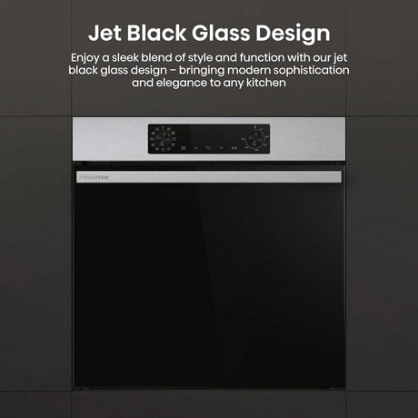 Hisense BI622AXPGUK 59.5cm Built In Electric Single Oven - Black & Stainless Steel