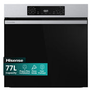 Hisense BI622AXPGUK 59.5cm Built In Electric Single Oven - Black & Stainless Steel - Bonus Superstore