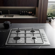 Hisense GM642XHS 60cm Gas Hob - Stainless Steel - Bonus Superstore