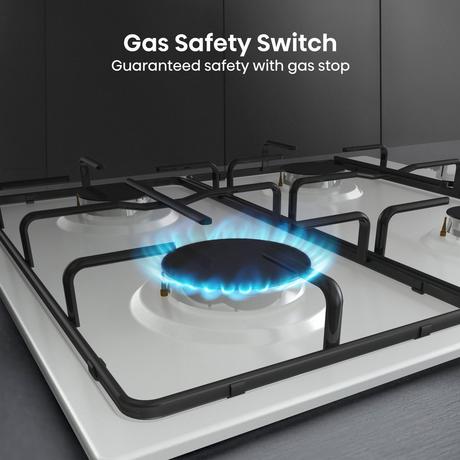 Hisense GM642XHS 60cm Gas Hob - Stainless Steel - Bonus Superstore