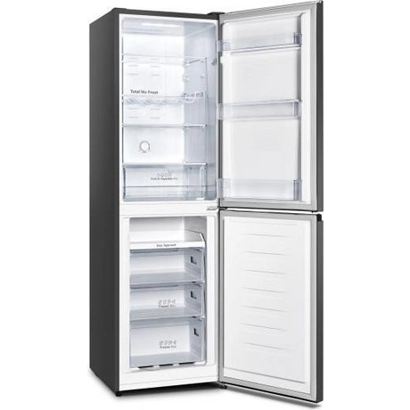 Hisense RB327N4BBE 55cm 50/50 Total No Frost Fridge Freezer - Black Steel