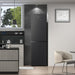 Hisense RB327N4BBE 55cm 50/50 Total No Frost Fridge Freezer - Black Steel - Bonus Superstore