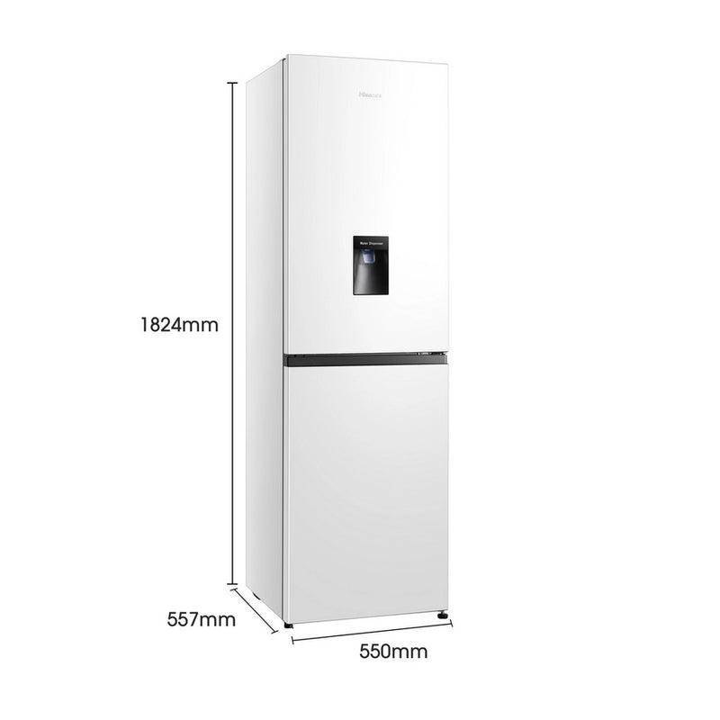 Hisense RB327N4WWE 50/50 Total No Frost Fridge Freezer - White