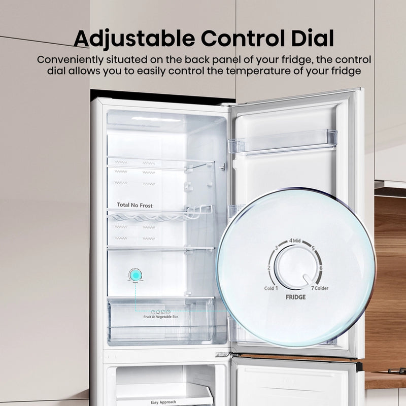 Hisense RB327N4WWE 50/50 Total No Frost Fridge Freezer - White