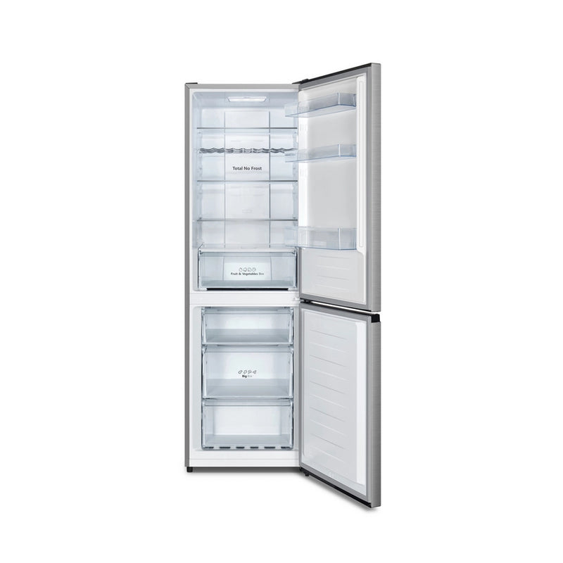 Hisense RB395N4BCE 60/40 Total No Frost Fridge Freezer - Stainless Steel